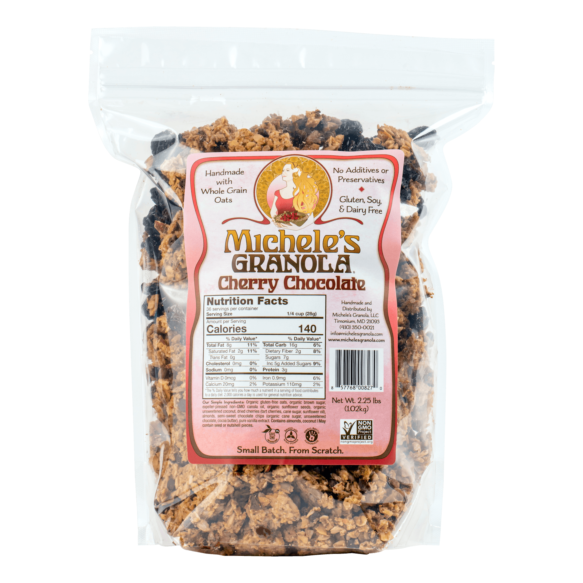 Michele's Granola Cherry Chocolate package