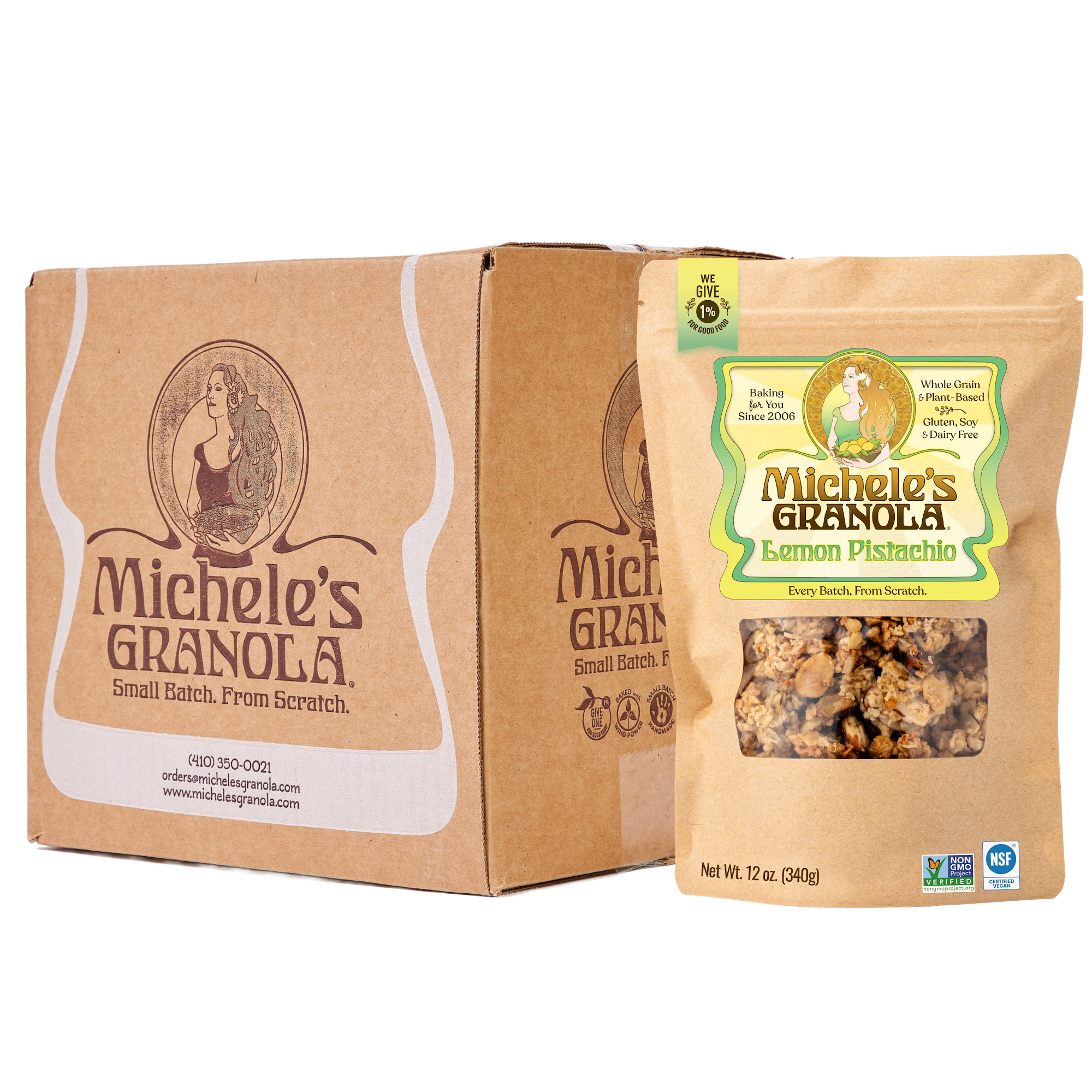 Lemon Pistachio Granola