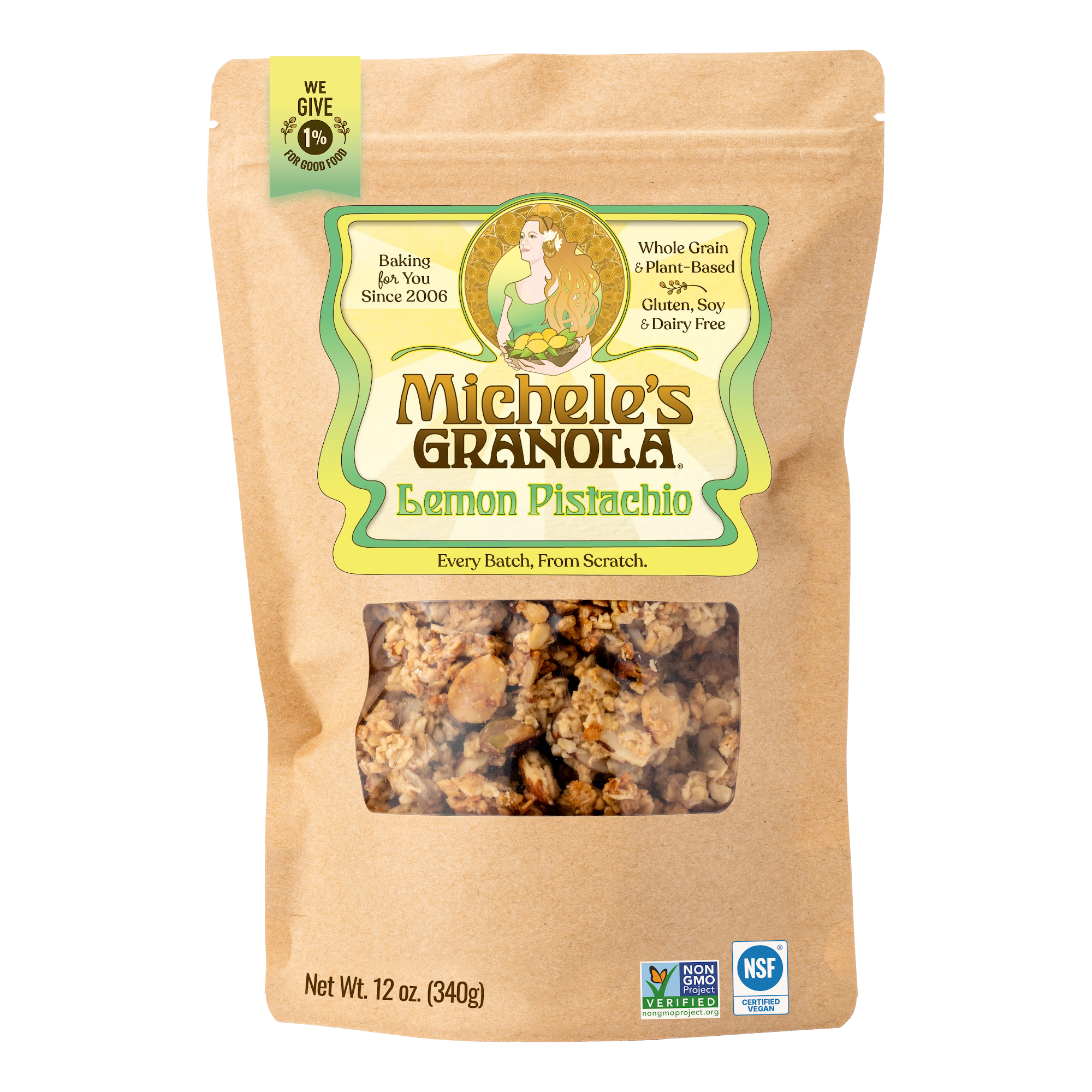 Lemon Pistachio Granola