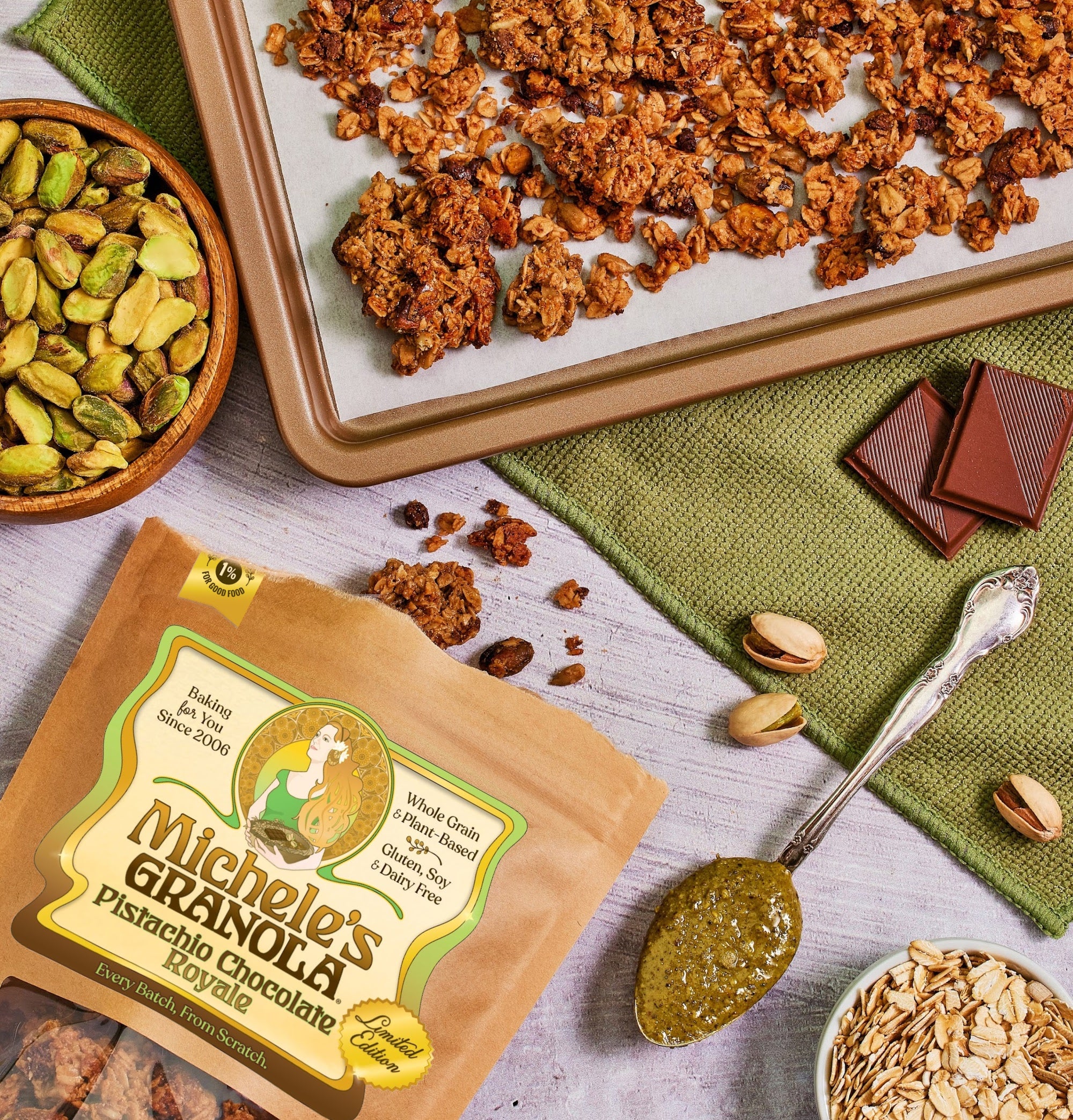 Pistachio Chocolate Royale Granola