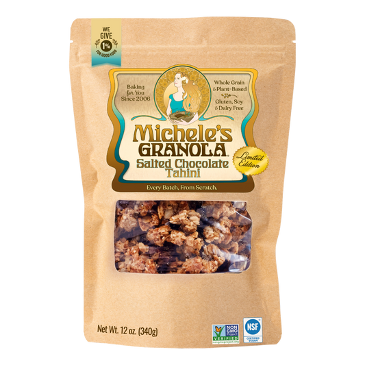 Salted Chocolate Tahini Granola
