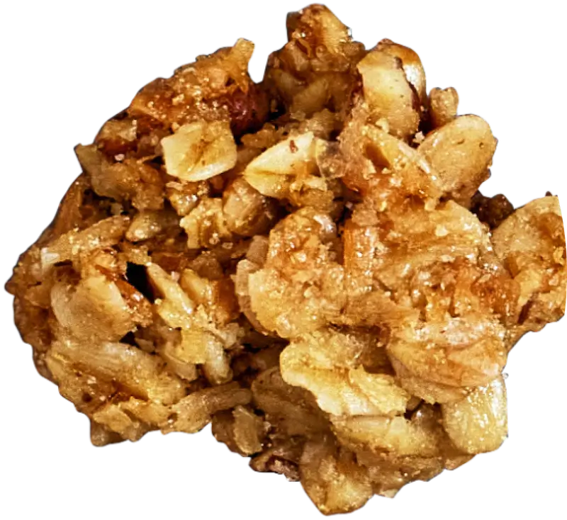 Michele's Granola crumble close-up