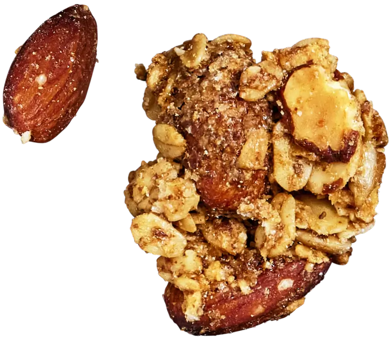 Michele's Granola crumble close-up