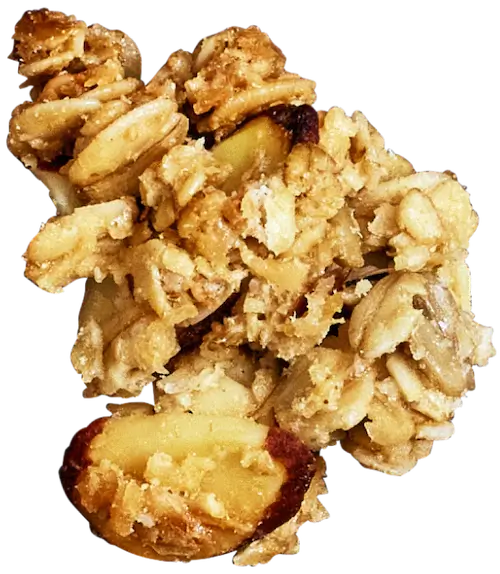 Michele's Granola crumble close-up