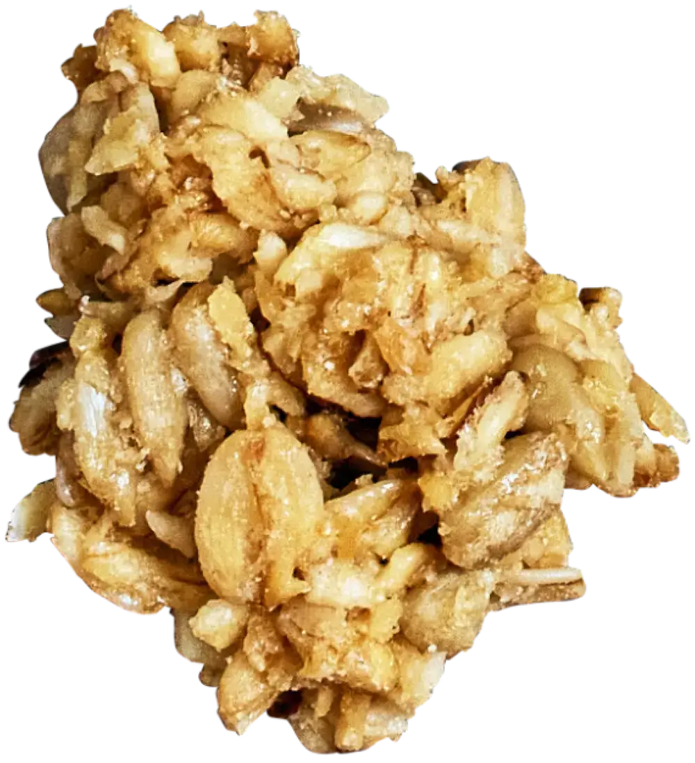 Michele's Granola crumble close-up