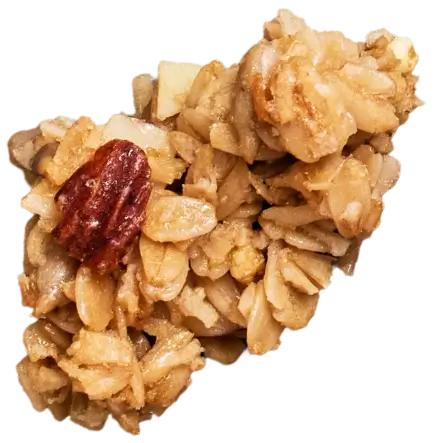 Michele's Granola crumble close-up