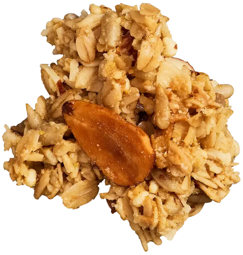 Michele's Granola crumble close-up