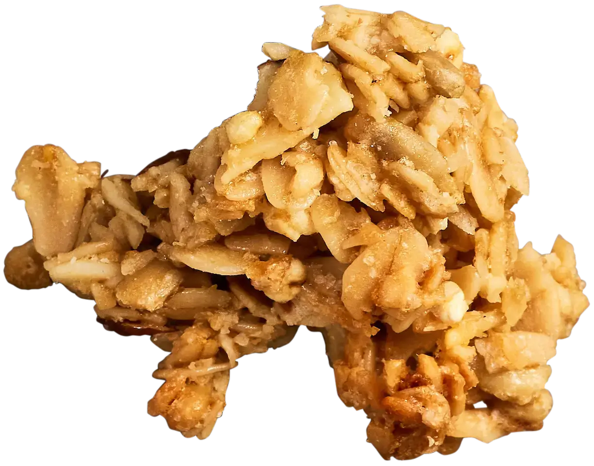 Michele's Granola crumble close-up