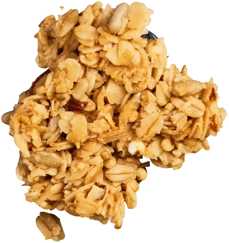 Michele's Granola crumble close-up